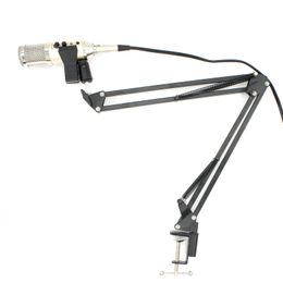 MK-F500TL Studio Microphone USB Condenser Sound Recording with Arm stand For Mobile Phone Computer