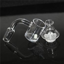 Smoking Cyclone Riptide Carb Cap with 25mm XL 4mm Thick Flat top Quartz Banger Terp Pearl Insert Nail 10mm 14mm for glass Bong