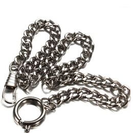 Pocket Watch Chain Wholesale-1pc Antique Vintage Silver Alloy For Fob Pendant Holder Quartz Watches High Quality 1