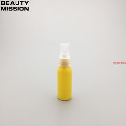 BEAUTY MISSION High-grade 30ml Empty Yellow Plastic Spray Bottle Refillable Perfume PET Bottles With Pump Container 50Pcsgood qualtity