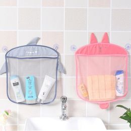 Storage Boxes & Bins Baby Bathroom Mesh Bag For Bath Toys Kids Basket Net Cartoon Animal Shapes Waterproof Cloth Sand Beach Storage1