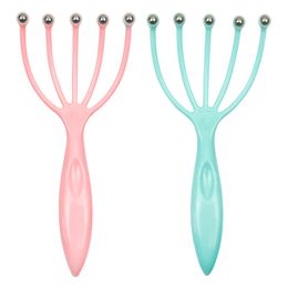 Steel Ball Head Scalp massager Five Finger Claws Relax SPA Hair Care for hairs growth Stress Relief