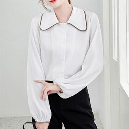 Elegante Damen Bowknot Slim Chiffon Bluse Tops Shirt CN W0HWC