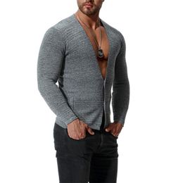 Men Autumn Sweater Warm Collar Pullover Casual Sweaters 201130