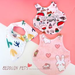 Super Cute Teacup Puppy Clothes Summer French Bulldog Clothes for Pugs Fashion Clothes for Cats Breathable Cool Small Dog Vests Y200922