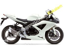 ABS Fairing For Suzuki GSXR600 GSXR750 GSXR 600 750 2008 2009 2010 K8 GSX-R600 Motorcycle Customise White (Injection molding)