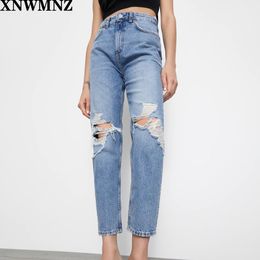 Za Faded high-waist jeans Featuring five-pocket design ripped detailing on the front and zip fly and metal top button fastenins 201029