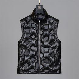 DUYOU Gilet da uomo Colletto rialzato Gilet antipioggia Piumino senza maniche Gilet Cappotto con logo in rilievo | 419452506