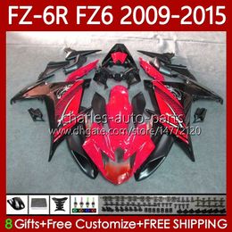 OEM Bodywork For YAMAHA FZ600 FZ 6R 6N 6 FZ6 R N Light Red 600 2009-2015 Body 103No.187 FZ6R FZ6N FZ-6R 09 10 11 12 13 14 15 FZ-6N 2009 2010 2011 2012 2013 2014 2015 Fairing