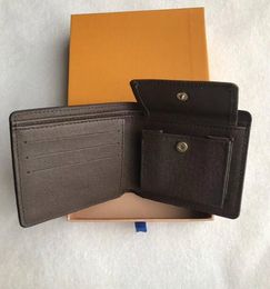 Multiple Marco Wallet Top Quality N63336 Leather Fashion Men Wallet Compartment Coin Pocket Card Holder Multi Purse Womens Wallets 22014#