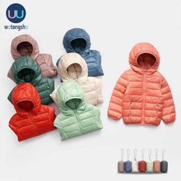 Children Down Jacket Coat Baby Girls Boys Parka Kids Jacket Hooded Winter Children Jacket Fall Toddler Outerwear 2-8 Years LJ201125