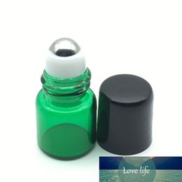 3pcs Essential Oil 1ml Green Roller Bottle Roll on Bottles for Refillable Perfume Sample Bottle Free Shipping