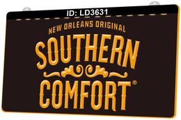 LD3631 Orleans Original Southern Comfort Light Sign 3D Engraving LED Wholesale Retail