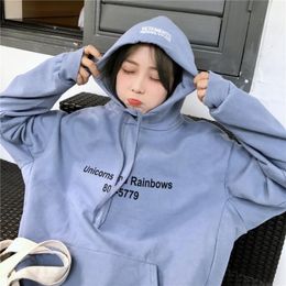 Women's Sweatshirts Japanese Harajuku Ulzzang Autumn Sweatshirt Female Korean Kawaii Cute Clothing For Women 201029