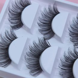 Natural Long False Eyelashes 3D Thick Lashes 5 Pairs