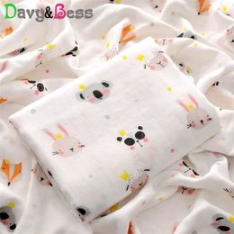 Bamboo Muslin Swaddle Wrap Baby Blanket Newborn Blanket for Baby Swaddle Blanket Muslin Squares Diaper Cotton Baby Bath Quilt LJ201105