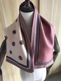 2020 Arrival winter brand elegant 100% silk scarf 90*90 cm square shawl hand made roll wrap for women lady free