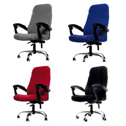 M/L Sizes Office Chair Cover Spandex Elastic Stretch Black Lift Computer Arm Chair Seat Cover Cushion 1PC Y200103