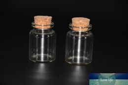 50pcs 30*40mm glass Bottle Jars Small Empty Clear Cork Gl Jar