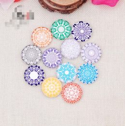 DIY Jewellery accessories kaleidoscope pattern time gem crystal glass patch other decoration available