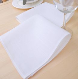 100% Wedding Decorations Polyester Fabric Colorful Table Napkin Hotel Party Use All cotton square scarf