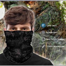 Military Mask Bandana Hunting Facemask kryptek Typhon Headband Army Camo Neck Gaiter Buff Scarf Tube Seamless Outdoors Camping Y1229