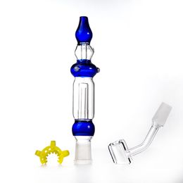 Mini Glass Nector Collector Kit With 10mm 14mm Nector collectors Smoking Pipe With Quartz Banger Keck Clip NC20