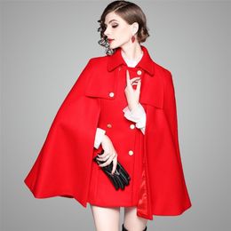 Весна осенние шерстяные пальто женская новая мода длинный костюм плюс размер женский зимний шерстяной COA 201210