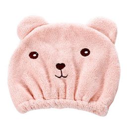 Quick Drying Dry Hair Hat Thickening Bath Room Caps Cartoon Animal Lovely Adult Turban Towel Super Strong Water Uptake New Arrival 2 3yk M2