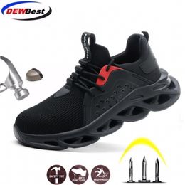 Steel Toe Lightweight Breathable Puncture Proof Safety Boots Non-slip Industrial & Construction Work Shoes Y200915