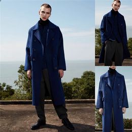 Warm Woollen Men's Coat Jacket Custom Made Thick Wedding Tailored Party Prom Business Blazer Only One Piece Suit