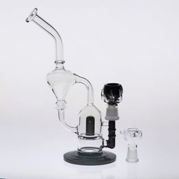 25cm Tall Smoking Pipes Glass Pipes 100% Real Image Glass Bongs perc good percolator Random Bowl14.4mm Oil Rigs