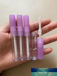 /200/pcs 1.3ml Mini Empty Lipgloss Packing Container Purple Lid Cosmetic Lip Gloss Lip Glaze Tubes Lipstick Concealer Tube