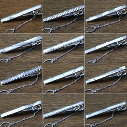 Groom Ties Fashion Style Necktie Men Metal Simple Bar Clasp Mens Tie Clip