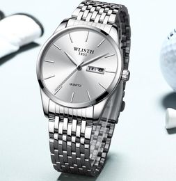 WLISTH Men Men's white Products Hot Selling Quality Waterproof quartz manufacturers wholesale fashion new business men's watch
