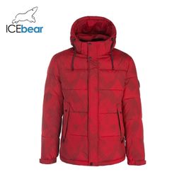 ICEbear New Men's Winter Jacket Fashion Man Coat Windproof Warm Coats MWD19908I 201111