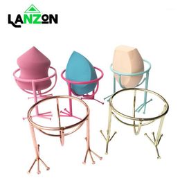 Storage Bags Lanzon Beauty Makeup Sponge Egg Display Stand Holder Chicken Feet Shape Make Up Powder Puff Bag Tool Drying Rack