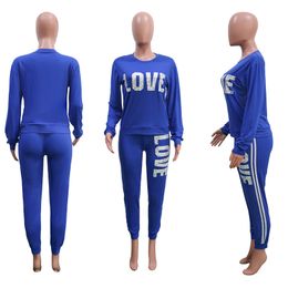 New Plus size 3X fall winter women plain outfits pullover hoodie pants sports two piece set long sleeve jogger suit solid color tracksuits 4028