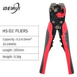 3 in 1 Automatic Cable Wire Stripper Cutter Crimper Multifunctional Terminal Crimping Stripping Plier Tools Cable Wire Stripper Y200321