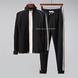 Nuovi uomini Tuta Tute sportive Uomo Felpe con cappuccio Giacche Tute Tute da jogging Giacca Pantaloni Set nero Giacca da uomo Tuta sportiva set M-3XL