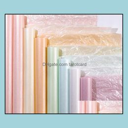 Packaging Paper Packaging, Printing & Office School Business Industrial Gift Wrap 50*70Cm Flowers Flower Florist Floral Packing Bouquet Supp