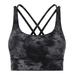 Cross Back Yoga Tank Camis Sports Bra High Strength Running Fitness Sexy Shockproof Upper Support Women Underwears Tops Gym Clothes