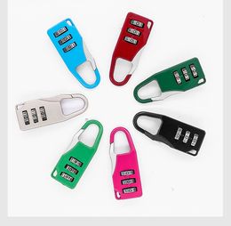 Mini Dial Digit lock Number Code Password Combination Padlock Security Travel Safe LockPadlock Luggage Locks of Gym LLS27-WLL