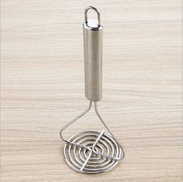 Thickened stainless steel manual pressure potato yam fruit masher kitchen vegetable and fruit tool