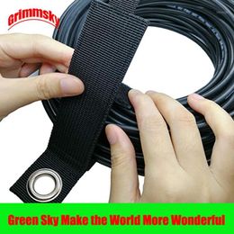 Storage Bags 5Pcs/Lot Heavy Duty Strap Cable Ties Fastener Wraps Straps Wire Organizer Management Belt