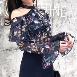 navy chiffon blouse uk