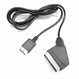 180CM RGB SCART Cable TV AV Lead Replacement Connection Cables Cord For Sony PlayStation PS2 PS3 for PAL/NTSC Consoles