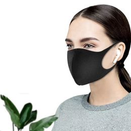 Anti Dust Face Cover PM2.5 Mask Respirator Dustproof Anti-bacterial Washable Reusable Ice Silk Cotton Mask sea shipping LLA232