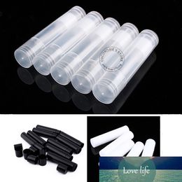 (100pieces/lot)Empty Lipstick Tube White Clear Black Lip Balm Tube 5g Lip Stick