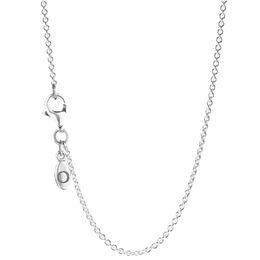 Authentisches 925 Sterling Silber Pandora Collier Chains Jewelry Moments Damen für Halskette Andy Jewel 590412